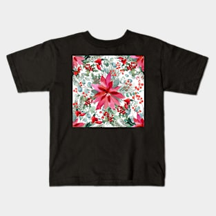 Poinsettia and the Holidays! Kids T-Shirt